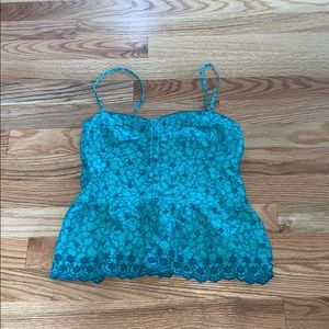 corset style american eagle cami